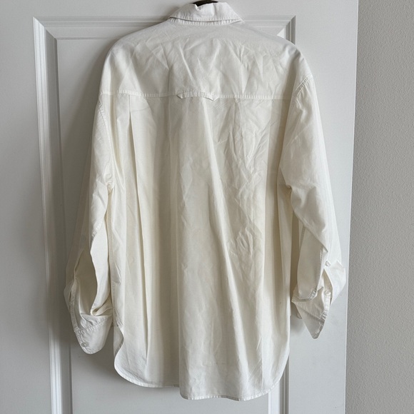 Citizens Of Humanity Cream Button Down Shirt - Picture 9 of 12